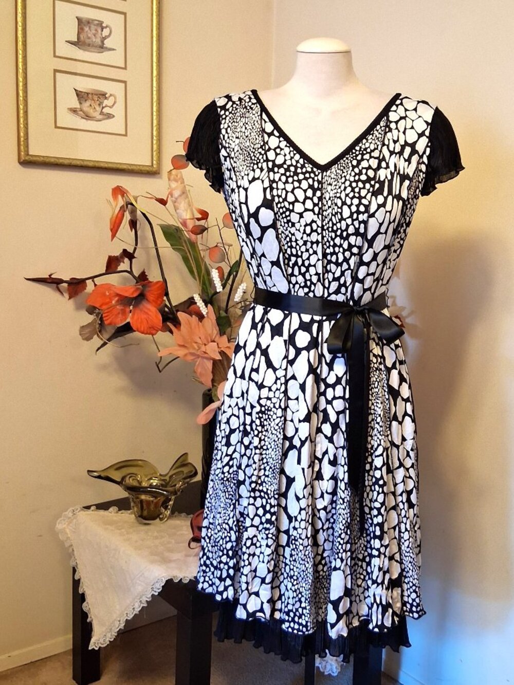 NWOT Jolibel Ruffle Sundress Pleated Lined Midi Dress A-Line Long Summer Dresses